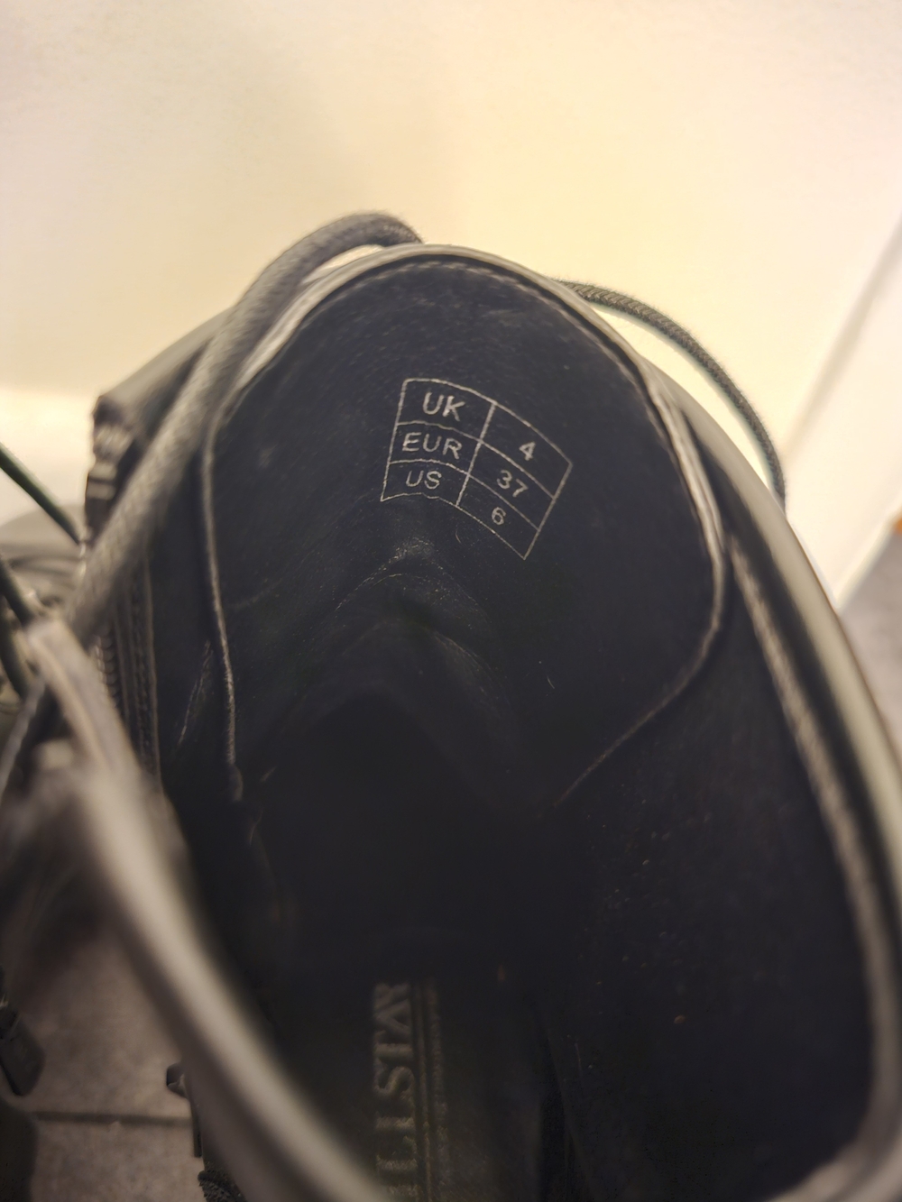 Killstar Black Lace-Up Platform Combat Boots - Picture 4 of 4
